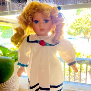 Porcelain doll -- vintage